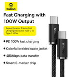 Pack of 2 Long length C TO C type data cable