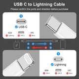 Original Apple USB C to Lightning Cable for iPhone
