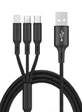 Pack of 2,  Data Cable 3in1